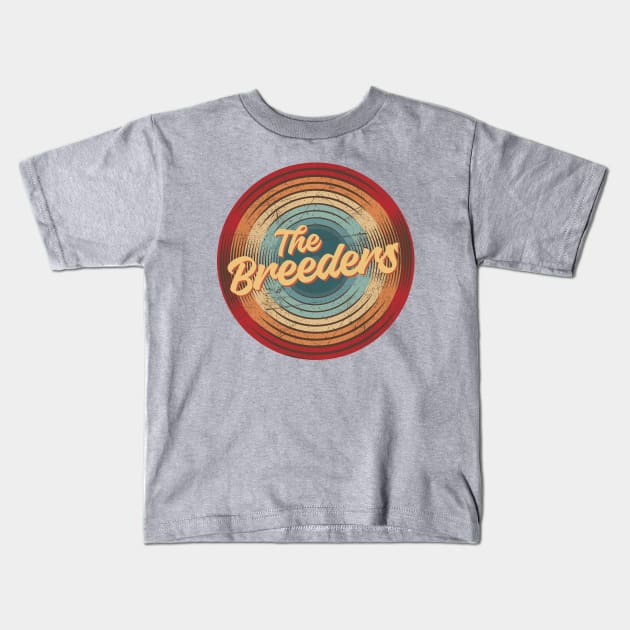the breeders vintage circle Kids T-Shirt by musiconspiracy